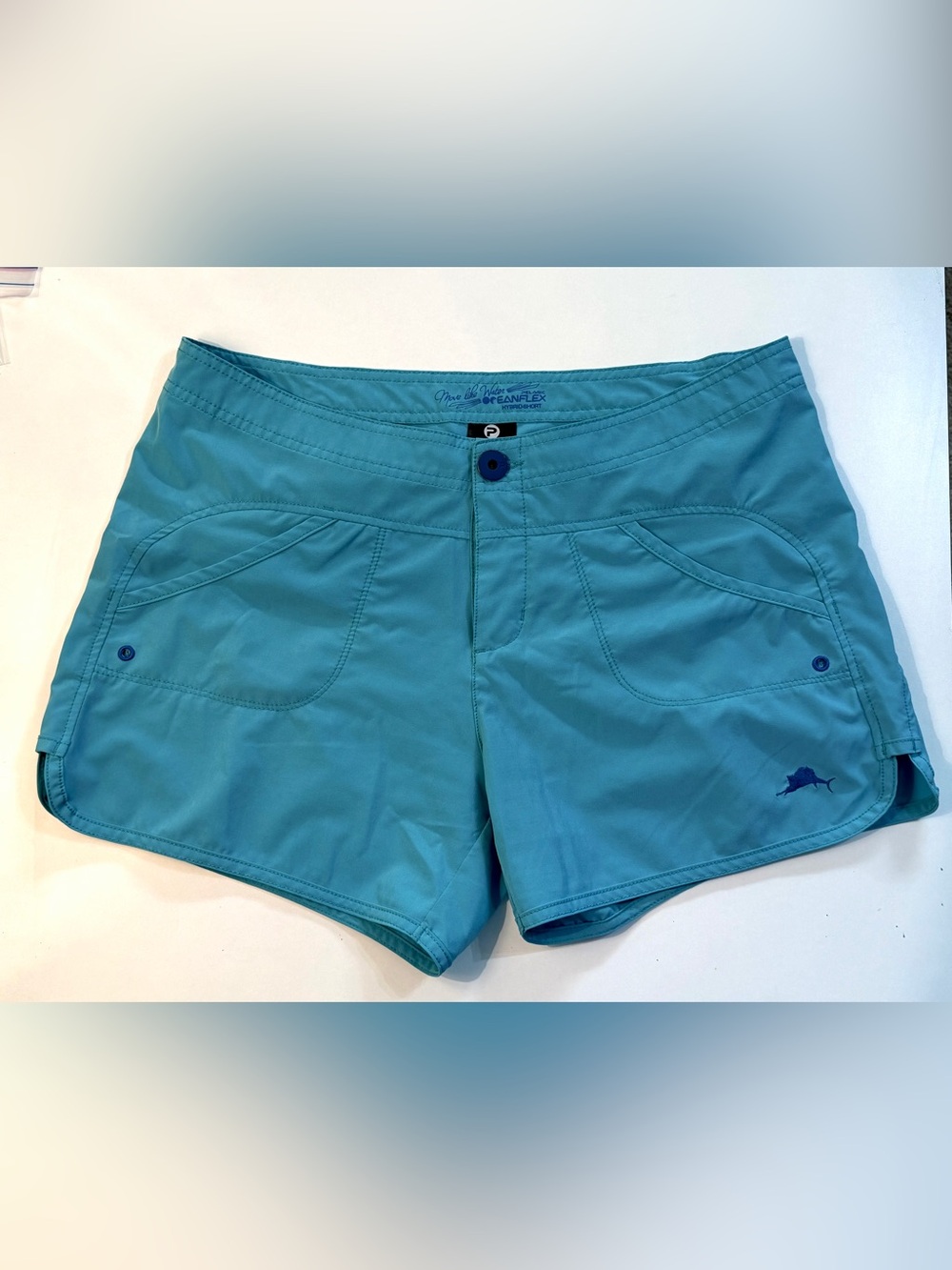 Pelagic Teal Women's Athletic Shorts